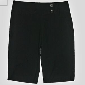 My Michelle Black Chino Bermuda Shorts Juniors Size 5 Neutral Everyday Basic EUC